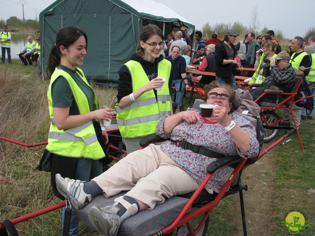 randonnée sportive avec joëlettes, Eghezée, 2014